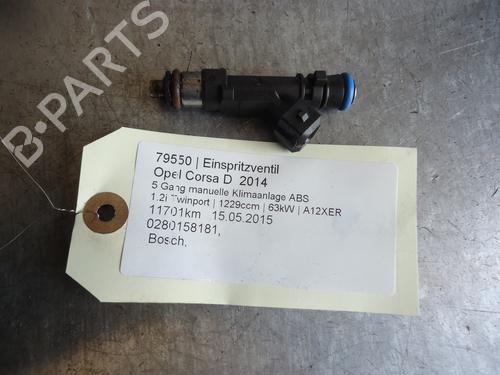 Used Injector OPEL CORSA D (S07) 1.2 (L08, L68) (86 hp) 20124353