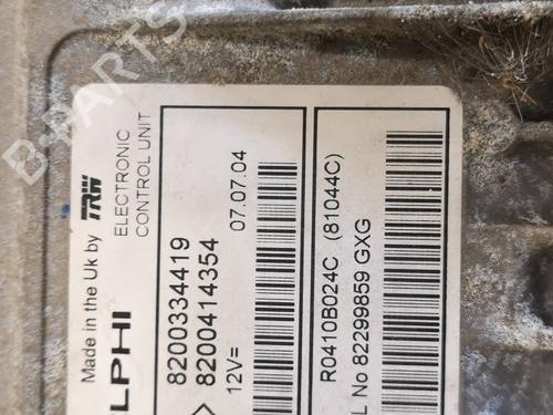 Engine control unit (ECU) RENAULT SCÉNIC II (JM0/1_) 1.5 dCi (JM0F) | BP12892162M57 