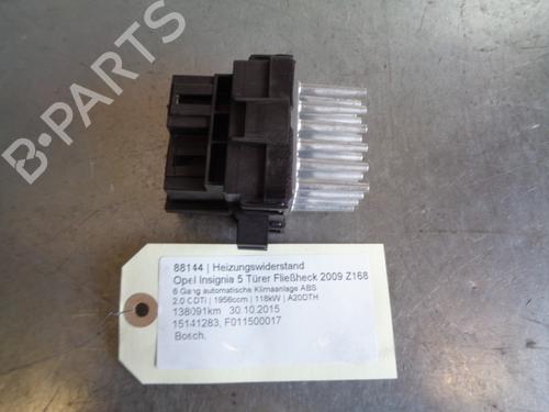 Used Heater resistor OPEL INSIGNIA A (G09) 2.0 CDTI (68) (160 hp) 12863766