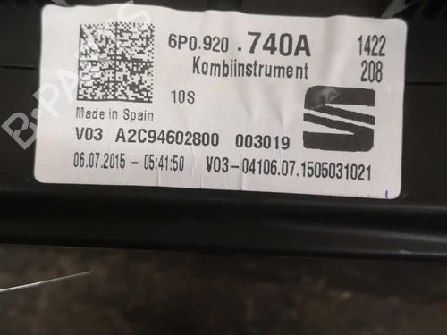 Instrument cluster SEAT IBIZA IV SC (6J1, 6P5) 1.0 | BP22283457C47 