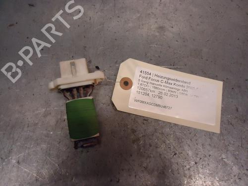 Varmeblæsermodstand FORD FOCUS C-MAX (DM2) 1.6 TDCi (109 hp) 13431598