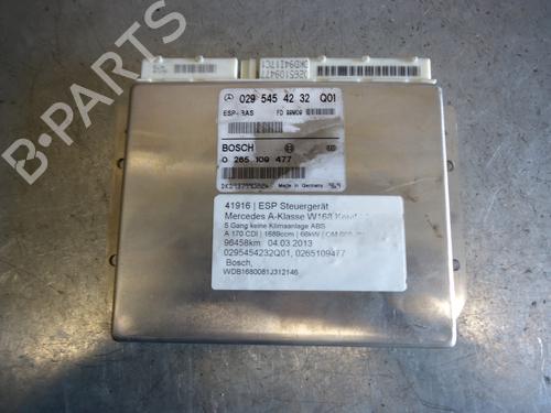 Used ESP ECU MERCEDES-BENZ A-CLASS (W168) A 170 CDI (168.008) (90 hp) 12895353