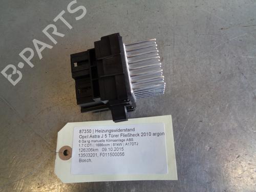 Used Heater resistor OPEL ASTRA J Saloon 1.7 CDTI (69) (110 hp) 12863703