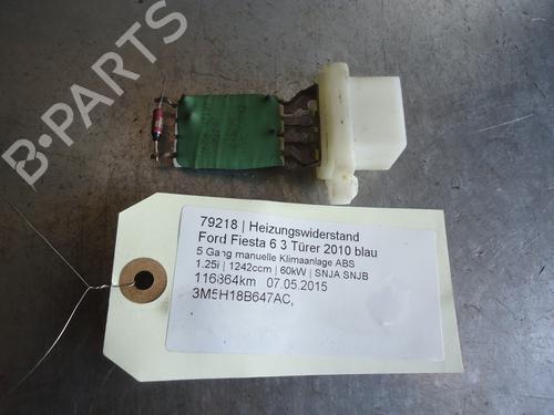 Varmeblæsermodstand FORD FIESTA VI (CB1, CCN) 1.25 (82 hp) 12863235