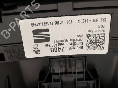 Instrument cluster SEAT IBIZA V (KJ1, KJG) 1.0 MPi | BP13437746C47 