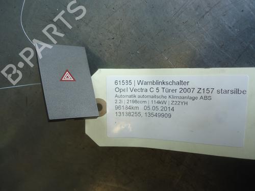 Warning switch OPEL VECTRA C GTS (Z02) 2.2 DGi (F68) (155 hp) 13138255 | 13549909 | 2757