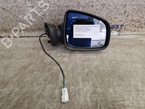 Used Right mirror DACIA DUSTER (HS_) 1.6 16V (105 hp) 25852339
