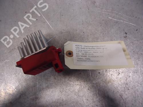Varmeblæsermodstand VW GOLF IV Variant (1J5) 1.9 TDI (90 hp) 20124318