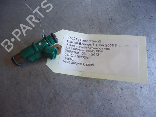 Used Injector Injector CITROËN BERLINGO / BERLINGO FIRST Box Body/MPV (M_) 1.4 i (MBKFX, MBKFW) (75 hp) 20089994 20089994