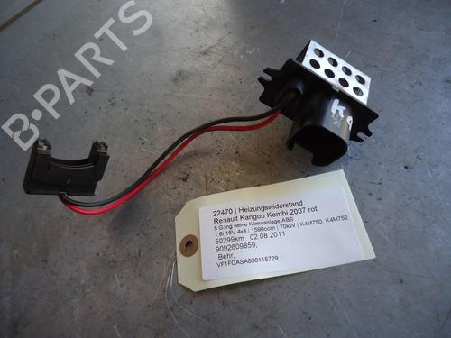 Used Heater resistor RENAULT KANGOO Express (FC0/1_) 1.6 16V 4x4 (FC0L, FC0P, FC0S) (95 hp) 12861352