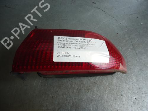 Used Right taillight ALFA ROMEO 156 Sportwagon (932_) 2.4 JTD (932.B1B00) (140 hp) 20089941