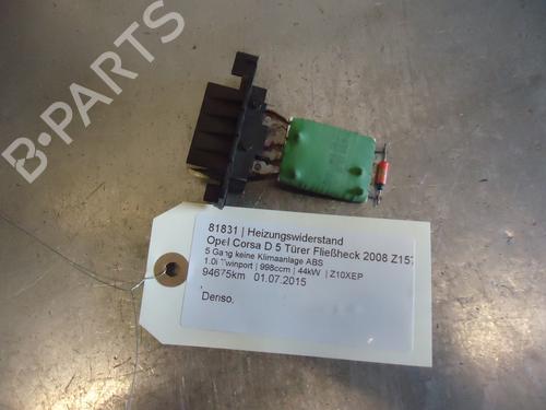 Used Heater resistor OPEL CORSA D (S07) 1.0 (L08, L68) (60 hp) 12863355