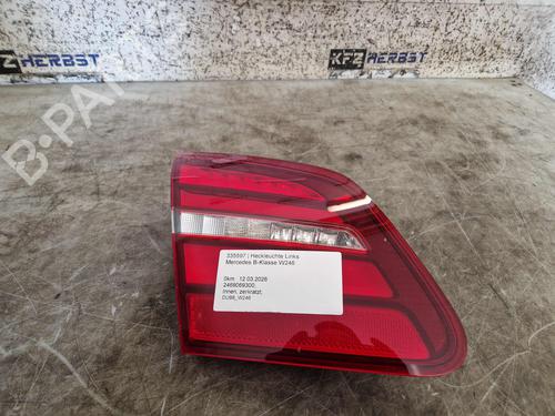Used Left taillight Left taillight MERCEDES-BENZ B-CLASS Sports Tourer (W246, W242) B 180 CDI / d (246.212) (109 hp) 33237113 33237113