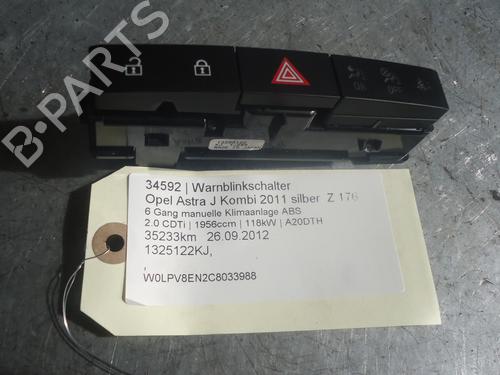 Advarselsbryter OPEL ASTRA J Saloon 1.6 CDTi (69) (110 hp) 12882307