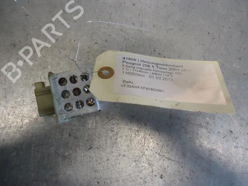 Varmeblæsermodstand PEUGEOT 206 Hatchback (2A/C) 1.1 i (60 hp) 12861936