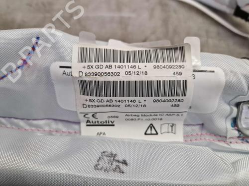 Right curtain airbag PEUGEOT 208 I (CA_, CC_) 1.2 PureTech 82 | BP29717740C12 