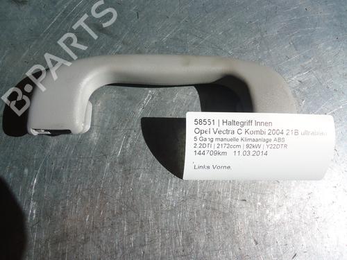 Used Interior roof handle OPEL VECTRA C Estate (Z02) 2.2 DTI (F35) (125 hp) 12862519