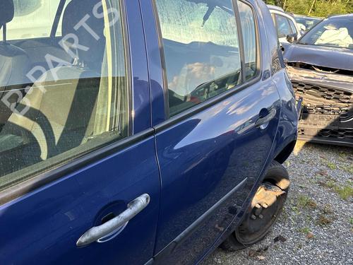 Used Left rear door RENAULT CLIO III (BR0/1, CR0/1) 1.2 16V Hi-Flex (BR1U, CR1U) (75 hp) 27652969