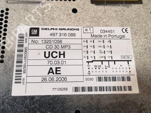 Electronic module OPEL ZAFIRA / ZAFIRA FAMILY B (A05) 1.6 (M75) | BP12891898M83 