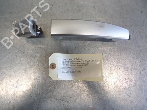 Exterior handle OPEL CORSA D (S07) 1.7 CDTI (L08, L68) Links | Hinten