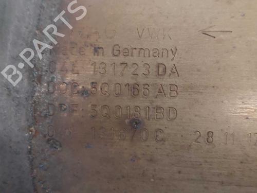 Particulate filter VW GOLF VII (5G1, BQ1, BE1, BE2) 1.6 TDI | BP22286148M81 