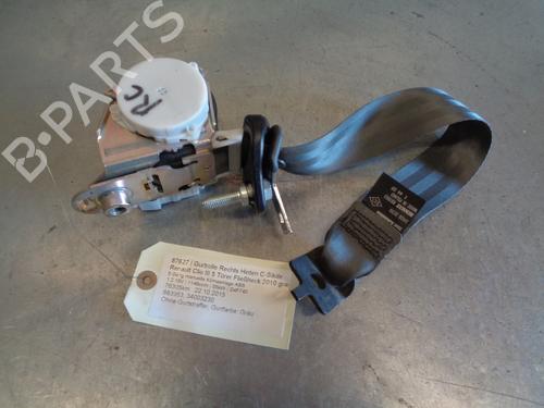 Used Rear right seatbelt RENAULT CLIO III (BR0/1, CR0/1) 1.2 16V (BR02, BR0J, BR11, CR02, CR0J, CR11) (75 hp) 12863726