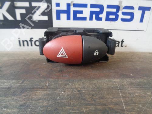 Used Warning switch RENAULT TWINGO II (CN0_) 1.2 (CN0D) (58 hp) 12884234