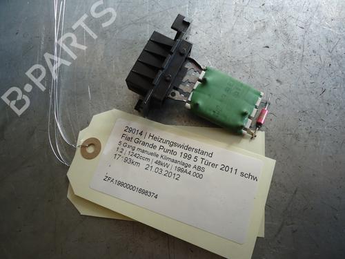 Used Heater resistor FIAT GRANDE PUNTO (199_) 1.2 (65 hp) 20096535