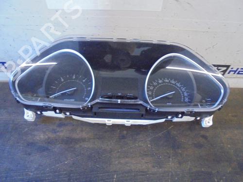 Used Instrument cluster PEUGEOT 208 I (CA_, CC_) 1.6 HDi (92 hp) 12867611