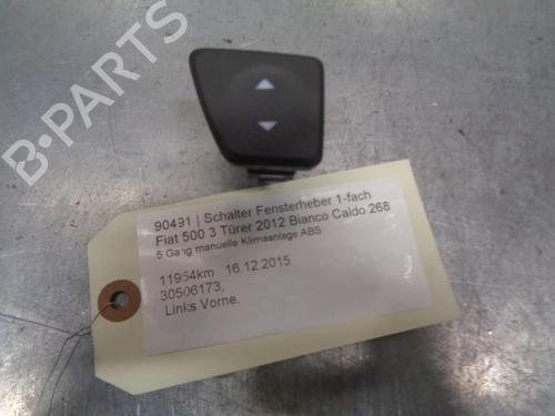 Used Left front window switch FIAT 500 (312_) 1.2 (312AXA1A) (69 hp) 20093700