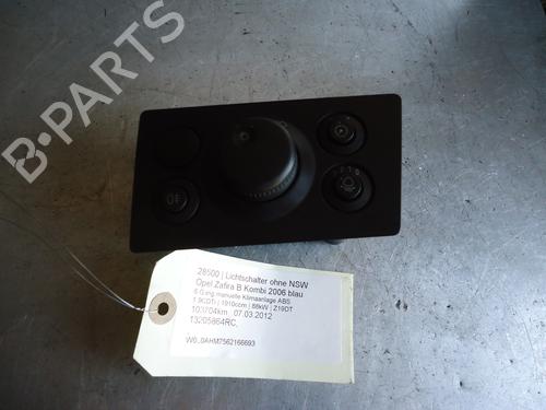 Used Headlight switch OPEL ZAFIRA / ZAFIRA FAMILY B (A05) 1.9 CDTI (M75) (120 hp) 12861507
