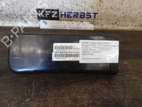 Used Right seat airbag PEUGEOT 2008 I (CU_) 1.6 BlueHDi 100 (100 hp) 22287672