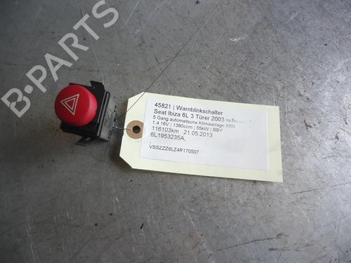 Used Warning switch SEAT IBIZA III (6L1) 1.4 16V (75 hp) 20097055