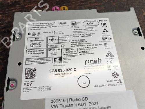Electronic module VW TIGUAN (AD1, AX1) 2.0 TDI 4motion | BP22696473M83 