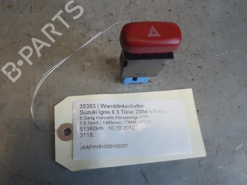 Used Warning switch SUZUKI IGNIS I (FH) 1.5 Sport (RG415) (109 hp) 21842272