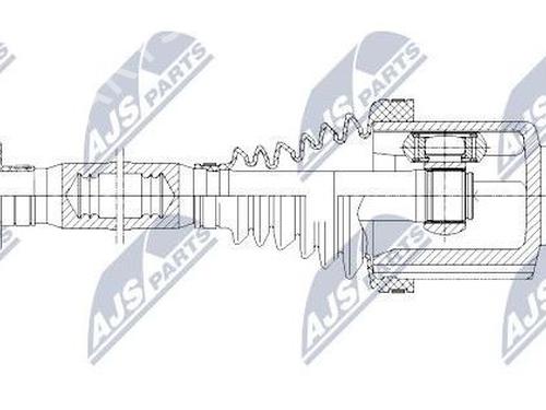 Right front driveshaft FORD GALAXY II (WA6) 2.0 TDCi | BP20492958M39 
