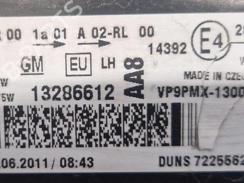 Left headlight OPEL MERIVA B MPV (S10) 1.4 (75) | BP39266789C28 - Image 3