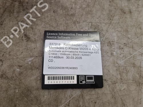 Used Switch Switch MERCEDES-BENZ C-CLASS (W205) C 180 BlueTEC / d (205.036) (116 hp) 33736914 33736914