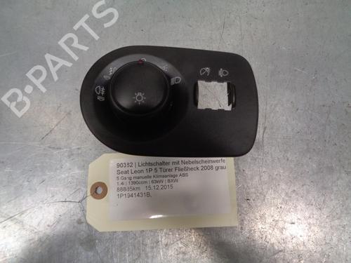 Used Headlight switch SEAT LEON (1P1) 1.4 16V (86 hp) 12863870