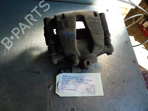 Used Left front brake caliper OPEL CORSA D (S07) 1.4 (L08, L68) (90 hp) 12861495