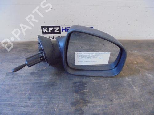 Used Right mirror DACIA SANDERO 1.6 (BS0D, BS0B, BS0F, BS0H) (87 hp) 12865528