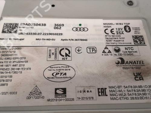 Electronic module AUDI Q4 SUV (F4B) 50 e-tron quattro | BP22290297M83 