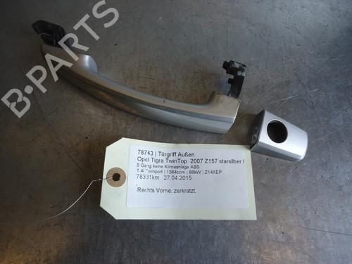 Used Front right exterior door handle OPEL TIGRA TwinTop (X04) 1.4 (R97) (90 hp) 12883272