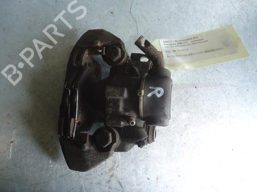 Høyre bremsecaliper bak PEUGEOT 206 CC (2D) 1.6 16V (2DNFUF, 2DNFUR) (109 hp) 20643993