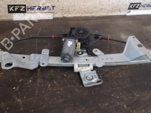 Rudehejsemekanisme Højre foran FORD FIESTA V (JH_, JD_) 1.25 16V (75 hp) 13437024