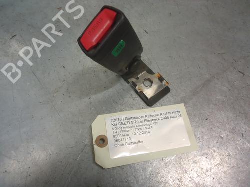 Used Rear right seatbelt KIA CEE'D Hatchback (ED) 1.4 (109 hp) 12862956