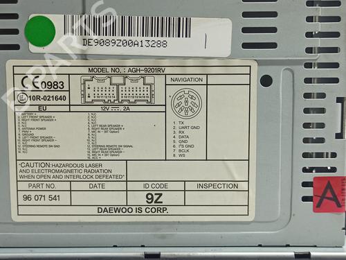 Radio CHEVROLET EPICA (KL1_) 2.0 D | BP18078317E6