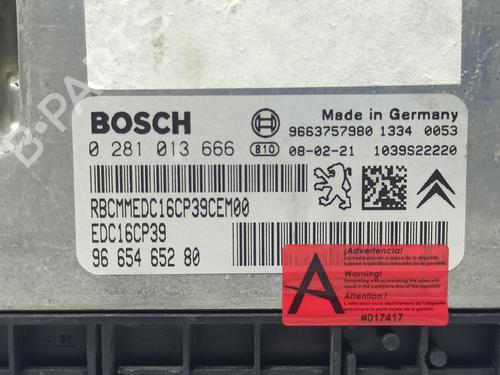 Engine control unit (ECU) CITROËN C-CROSSER (VU_, VV_) 2.2 HDi | BP17980447M57