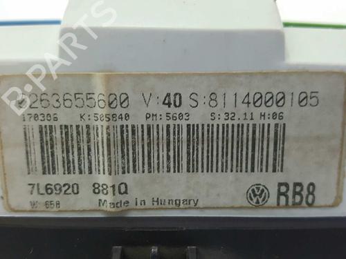 Instrument cluster VW TOUAREG (7LA, 7L6, 7L7) 3.6 V6 FSI | BP5978169C47