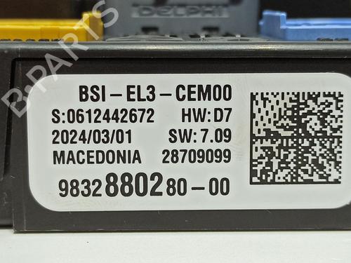 Fuse box CITROËN C3 AIRCROSS II (2R_, 2C_) 1.2 PureTech 110 (2RHNZB, 2RHNZW, 2RHNPX, 2RHNPJ) | BP22749840E1 